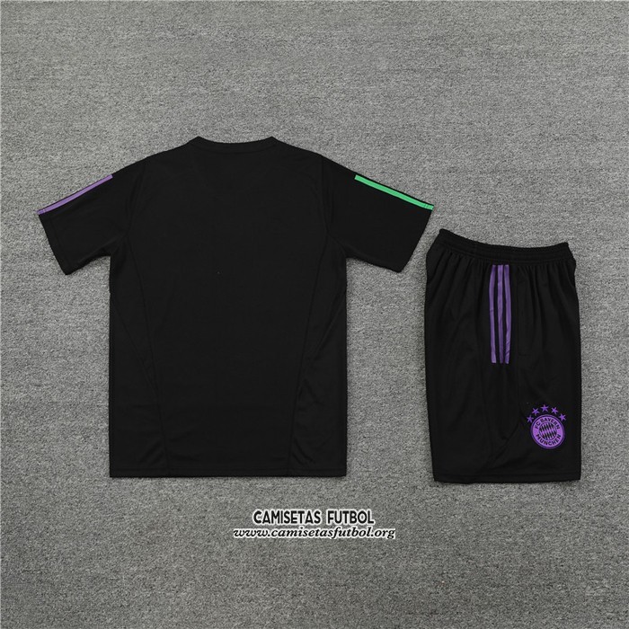 Chandal del Bayern Munich Manga Corta 2023/2024 Negro - Pantalon Corto